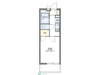 レオパレスサンヴィレッジ20(1K/3階)の間取り写真