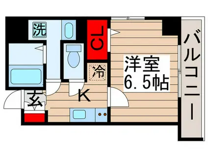 新鎌スカイタワー(1K/3階)の間取り写真