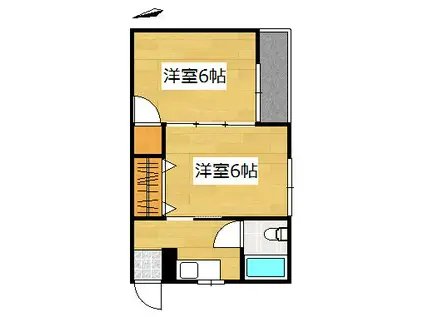 エクセル福島(2K/3階)の間取り写真