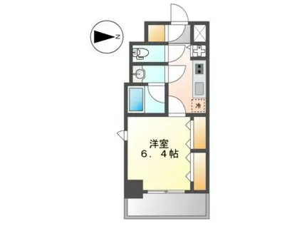 AVANTI ATSUTA(1K/8階)の間取り写真
