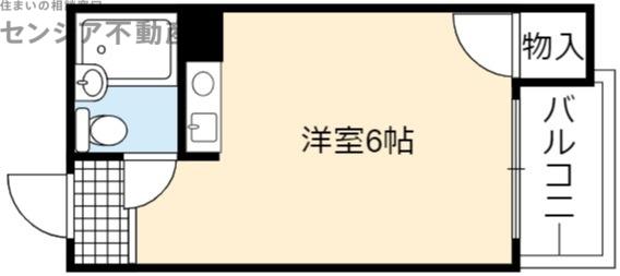 コンフォート緑橋(ワンルーム/5階)の間取り写真
