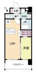 ブランシエスタ南吹田パークサイド(1LDK/10階)の間取り写真