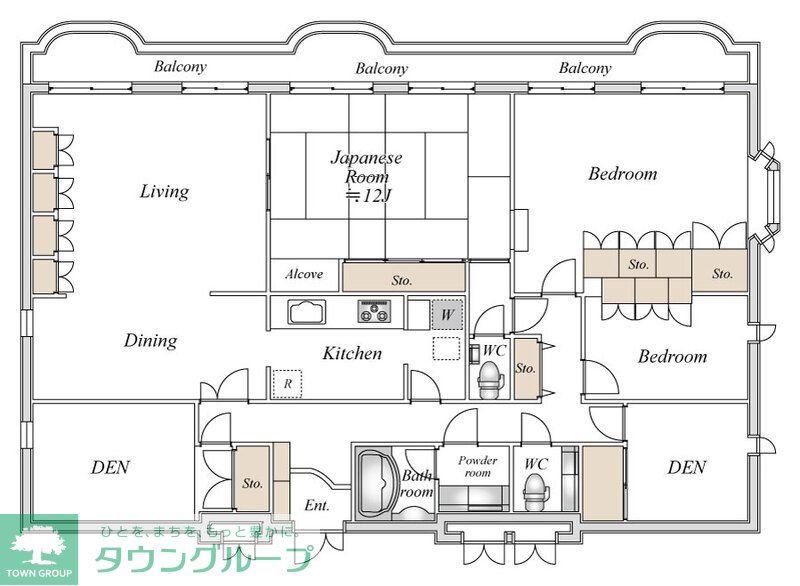 ブルームライフ横浜生麦(3LDK/5階)の間取り写真