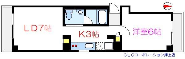ローレルハイツ(1LDK/3階)の間取り写真