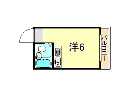 太田ビル小久保(ワンルーム/3階)の間取り写真