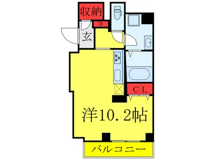 田端新町1丁目PROJECT(ワンルーム/5階)の間取り写真