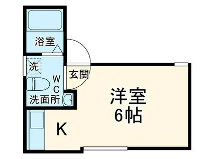 COZYHOME西川口(1K/3階)の間取り写真