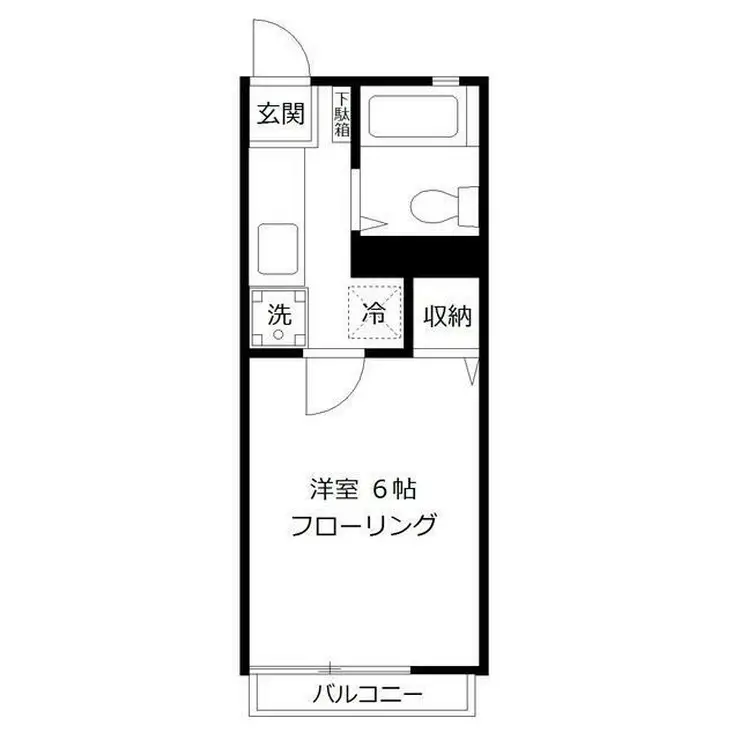 サンシティ石井 2階階 間取り