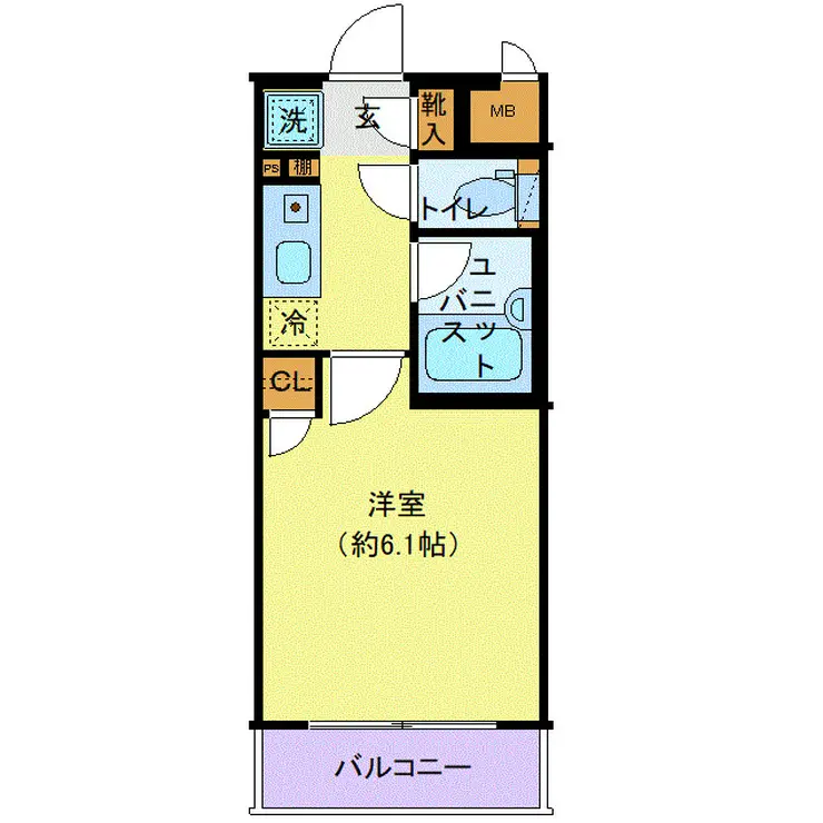 アヴァンツァーレ高輪 1階階 間取り