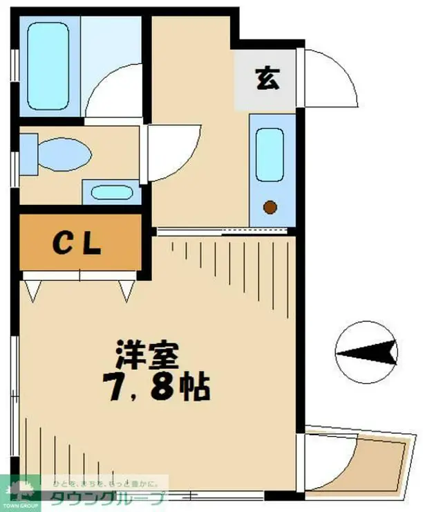 グリーンポート三田 1階階 間取り