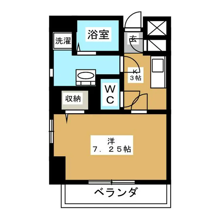 新鎌スカイタワー 8階階 間取り