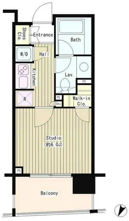 コクヨーレ日本橋 6階階 間取り
