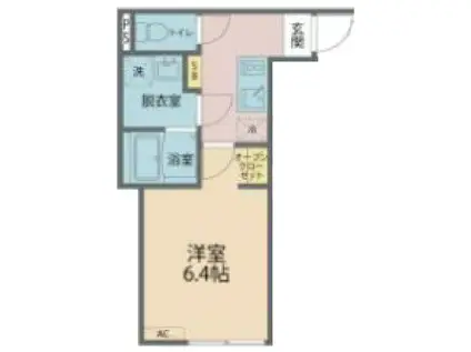 カインドネス町田Ⅱ(1K/1階)の間取り写真