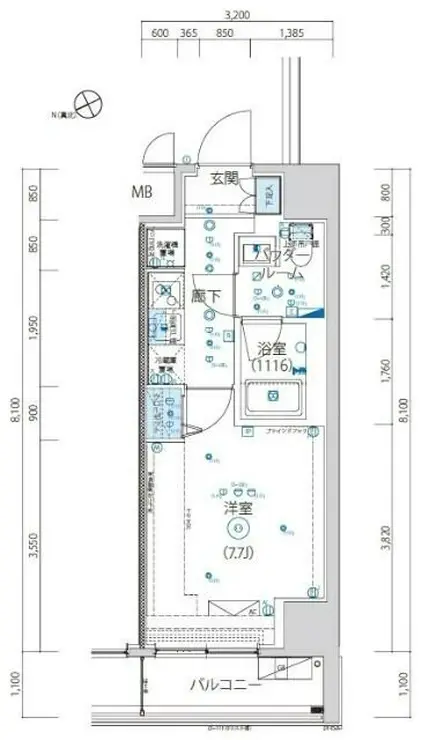 アルテシモ ヴェント 10階階 間取り