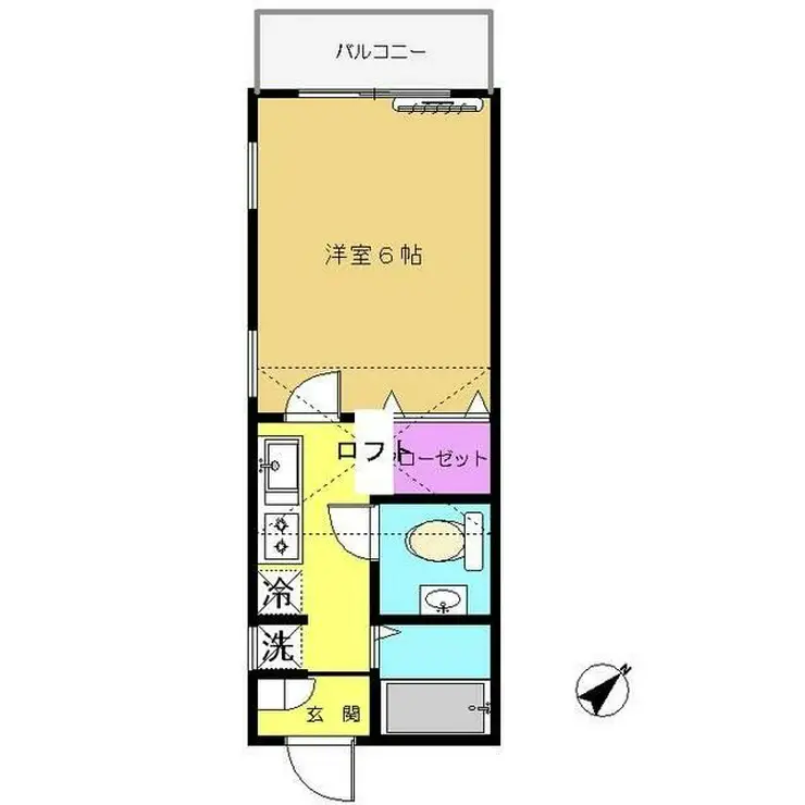 QP壱番館 2階階 間取り