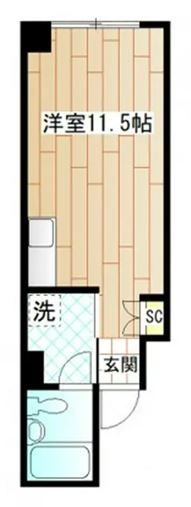 カンフリエ 3階階 間取り