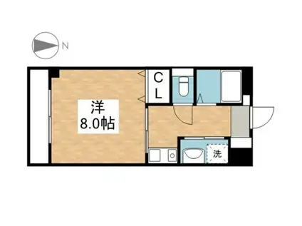 アビテ・イケダ(1K/2階)の間取り写真