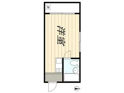 メゾン・ド・シェリュバン(ワンルーム/4階)の間取り写真