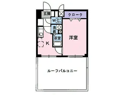 ラヴィアン オランジュ(1K/3階)の間取り写真