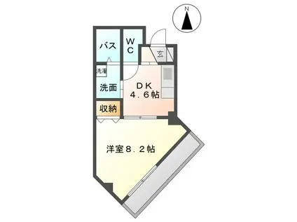 アートプレイスT2(1DK/5階)の間取り写真