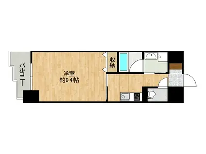 CREWS.REINE(1K/5階)の間取り写真