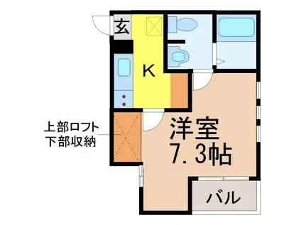 プチメゾン桜山II(1K/3階)の間取り写真