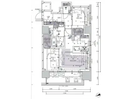 ザ・パークハウス芝御成門(2LDK/12階)の間取り写真