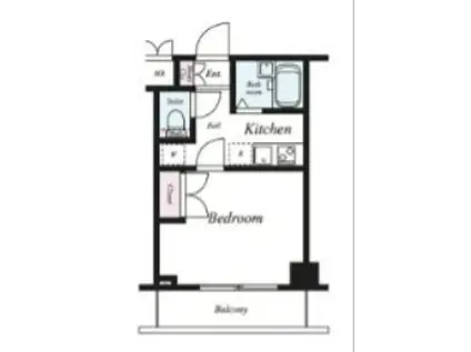 ガラ・ステージ田園調布(1K/1階)の間取り写真