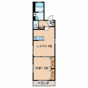 アーク池袋(1LDK/4階)の間取り写真