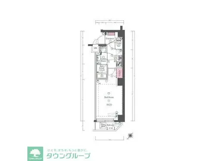 CAFE DE LAPAIX TOKYO(1K/5階)の間取り写真