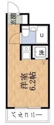 朝日プラザ都島北通タウンルーム(ワンルーム/11階)の間取り写真