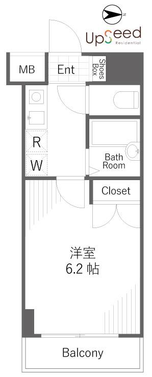 T&G四谷マンション(1K/3階)の間取り写真