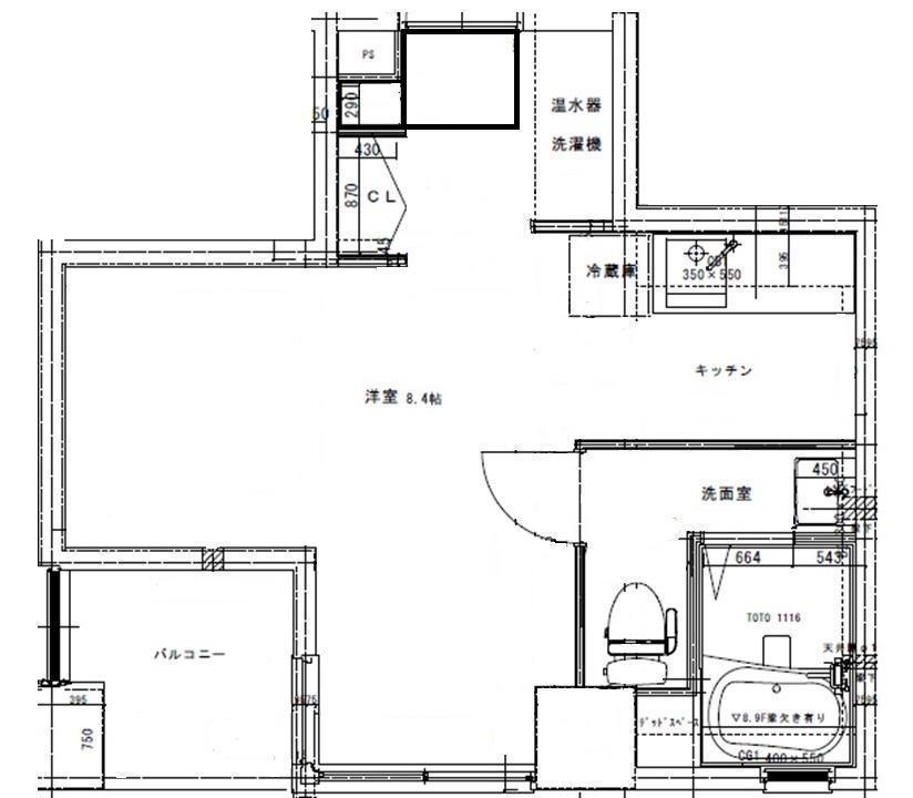 DTERRACE TOKYO(ワンルーム/4階)の間取り写真