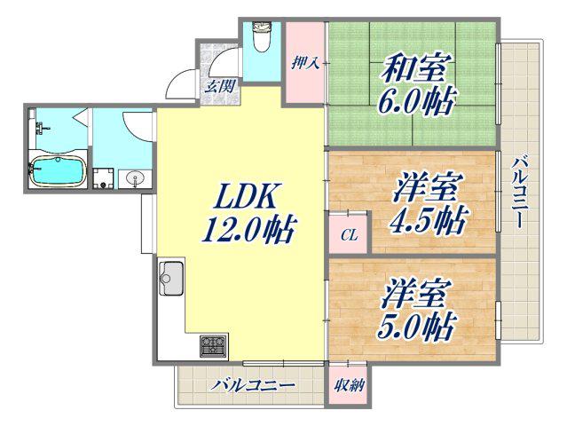 アーバンコート宝塚2号棟