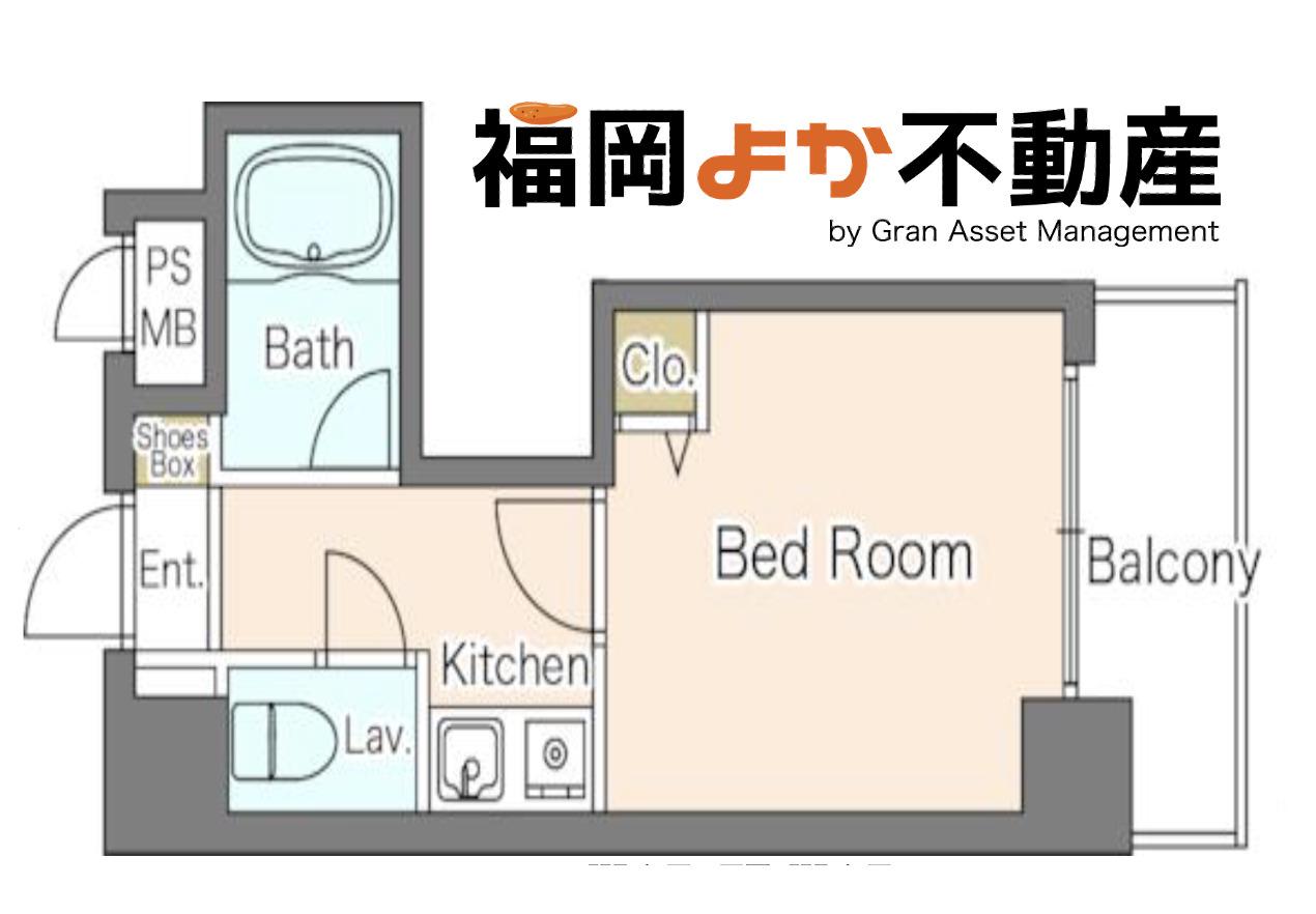 ノアーズアーク博多駅前(1K/4階)の間取り写真