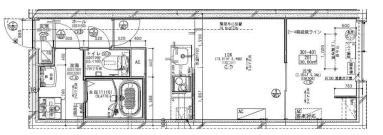 HW.HILLS 東日暮里II(1LDK/2階)の間取り写真