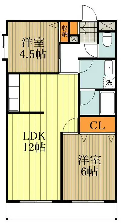 山王森マンション 2階階 間取り