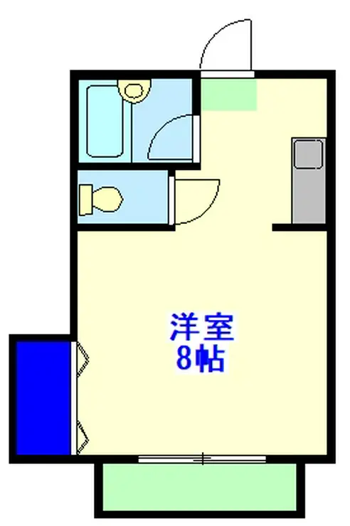 パステルII 2階階 間取り