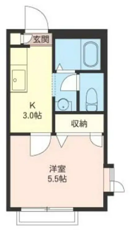 ポラーノ都立大 1階階 間取り