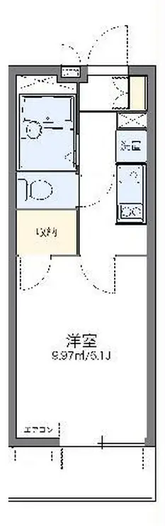 レオパレスフィオーレ船橋 4階階 間取り