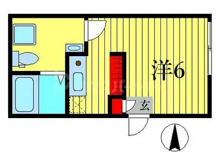 EPICER柴又(ワンルーム/3階)の間取り写真