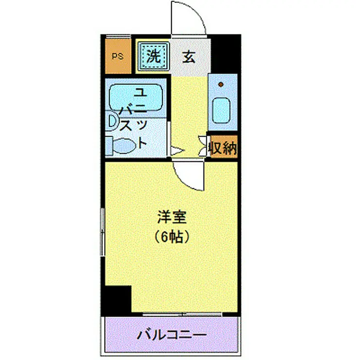 プラーズ新丸子 4階階 間取り