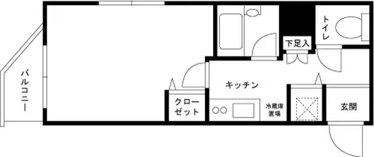 ステージグランデ蒲田 3階階 間取り