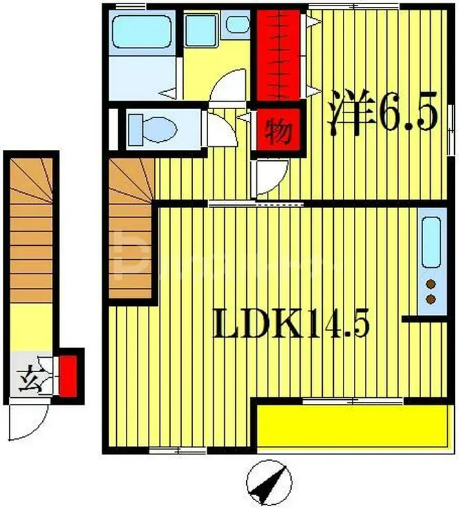 ビバーチェ 2階階 間取り
