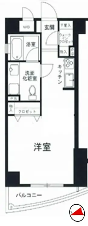 シンシア千駄木 4階階 間取り