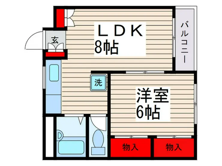 パルクハイム 1階階 間取り