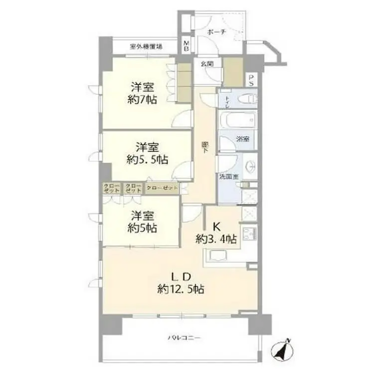 ブランズ南雪谷 4階階 間取り