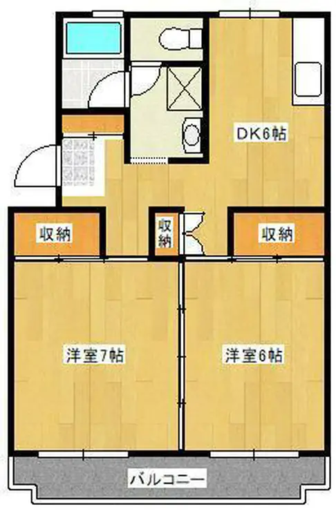 文京ハイツ 3階階 間取り