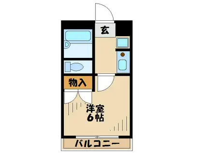 サンノーブル大塚(1K/3階)の間取り写真