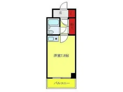 モナークマンション池袋(ワンルーム/3階)の間取り写真